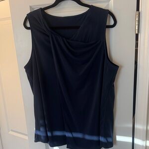 41 Hawthorn Elegant Navy Sleeveless Top